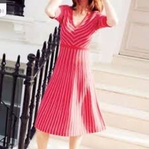 Boden Striped A-line Dress